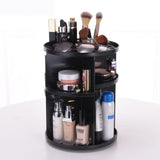 360 degrees Rotation Cosmetic Organizer - Black - EZ Life
