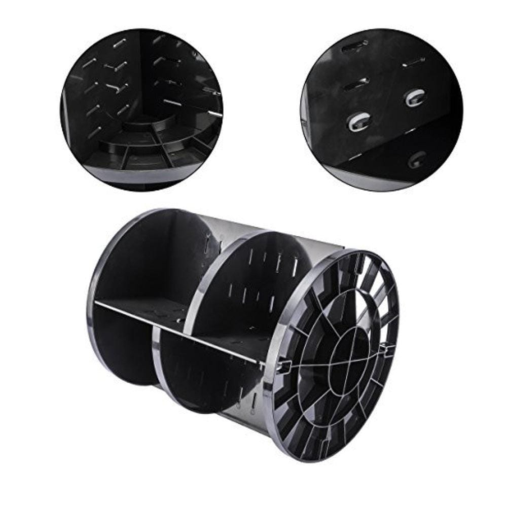 360 degrees Rotation Cosmetic Organizer - Black - EZ Life