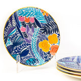 10.5 Inch Plate - Blue Colourful - EZ Life