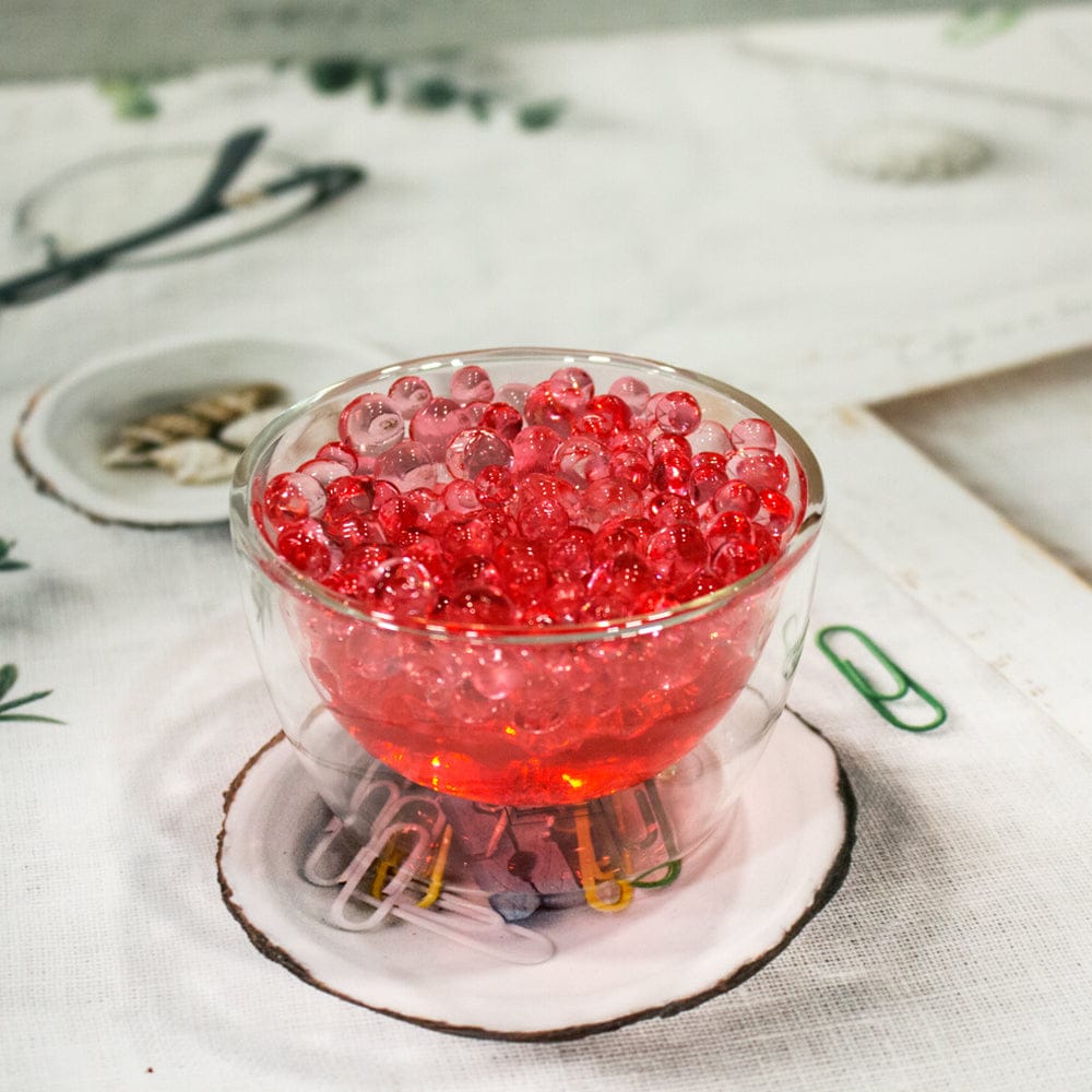 Borosilicate transparent Glass Dessert Bowls, IceCream, Small Fruit Serving StarterGlass Bowls, Microwave Safe,Perfect use for home, Round Insulated Double Wall Glass Bowl,150 ml, Pack of 2