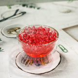 Borosilicate transparent Glass Dessert Bowls, IceCream, Small Fruit Serving StarterGlass Bowls, Microwave Safe,Perfect use for home, Round Insulated Double Wall Glass Bowl,150 ml, Pack of 2