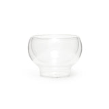 Borosilicate transparent Glass Zesty Bowls, Ice Cream, Bowl Small Fruit Serving Starters Glass Bowls, Microwave Safe,Perfect use for home, Round Insulated Double Wall Glass Bowl, 150 ml, Pack of 2
