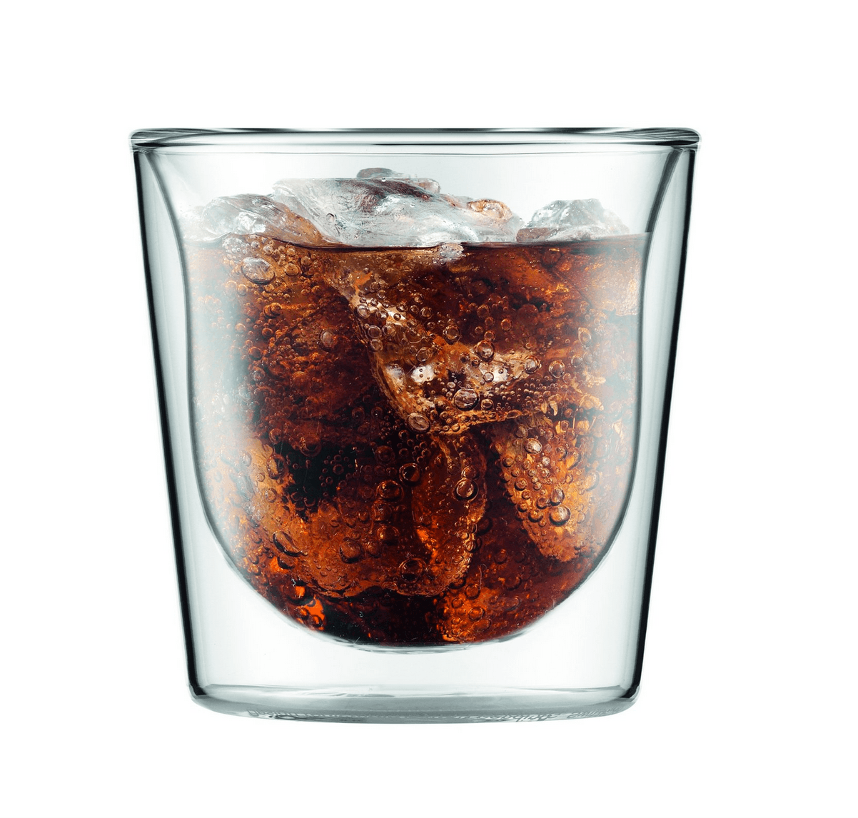 Borosilicate double Wall Delight Glass, Insulated transparent glass, Whiskey, Cocktail Glasses, Lightweight, Dishwasher Safe, Luxury Gift Set for Men or Women, friends, 250 ml, Pack of 2