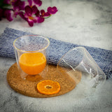 Borosilicate double Wall Delight Glass, Insulated transparent glass, Whiskey, Cocktail Glasses, Lightweight, Dishwasher Safe, Luxury Gift Set for Men or Women, friends, 250 ml, Pack of 2