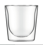 Borosilicate double Wall Delight Glass, Insulated transparent glass, Whiskey, Cocktail Glasses, Lightweight, Dishwasher Safe, Luxury Gift Set for Men or Women, friends, 250 ml, Pack of 2