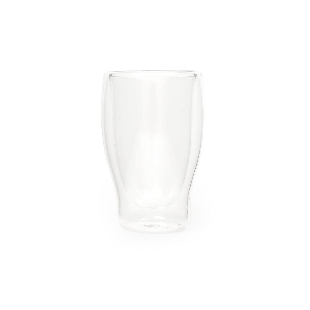 Borosilicate Double Wall Multi-Use Glass, Insulated Mug for Hot Cold Mug Tea Coffee, Drinking Glasses,Water Glasses, juice, Microwave & dishwasher safe, Lightweight-Transparent - 350 ml - Pack of 2