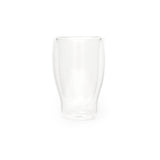 Borosilicate Double Wall Multi-Use Glass, Insulated Mug for Hot Cold Mug Tea Coffee, Drinking Glasses,Water Glasses, juice, Microwave & dishwasher safe, Lightweight-Transparent - 350 ml - Pack of 2