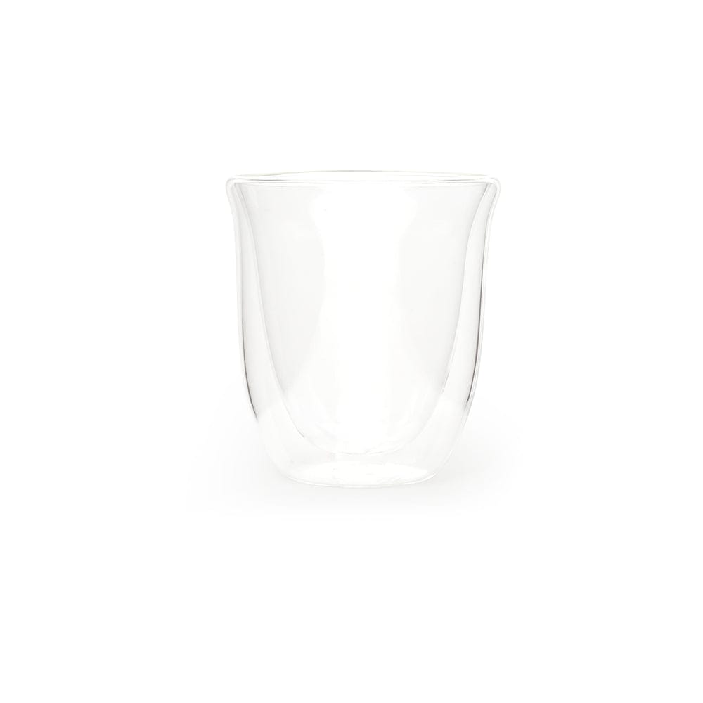 Borosilicate Double Wall Diva Glasse, Insulated Mug for Hot Cold Mug Tea Coffee, Drinking Glasses,Water Glasses, juice, Microwave & dishwasher safe, Lightweight-Transparent - 200 ml - Pack of 2