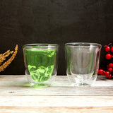 Borosilicate Double Wall Diva Glasse, Insulated Mug for Hot Cold Mug Tea Coffee, Drinking Glasses,Water Glasses, juice, Microwave & dishwasher safe, Lightweight-Transparent - 200 ml - Pack of 1