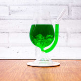 Borosilicate Double Wall Cocktail with Smoky Tail Glass, Unique Wine Glass, Glassware Glass Ideal for White or Red Wine Party Glass, Whisky Cocktails & Any Beverage - Transparent - 250 ml - Pack of 1