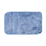 Luxe Cashmere Blue 3 Piece Bathroom Mats Set (L-80 x W-50 cms)