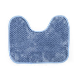 Luxe Cashmere Blue 3 Piece Bathroom Mats Set (L-80 x W-50 cms)