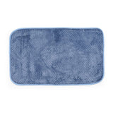 Luxe Cashmere Blue 3 Piece Bathroom Mats Set (L-80 x W-50 cms)