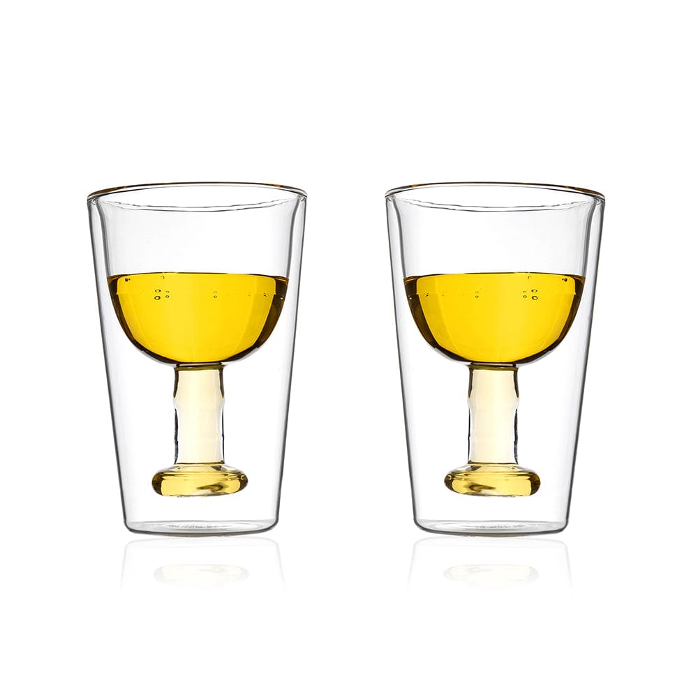 Double Wall Stylish Winestein Glass (200 ml) (Pack of 2)