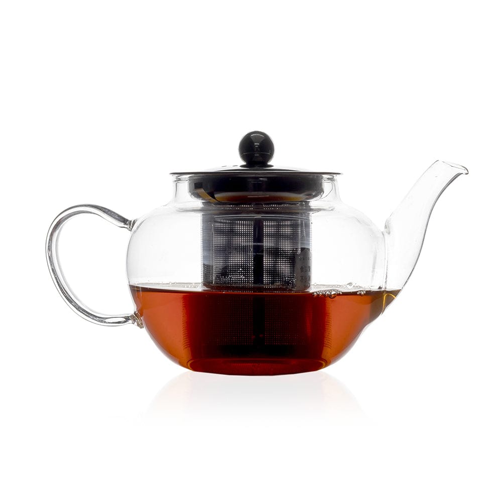 Elegant Glass Kettle / Tea Pot with Stainless Steel Filter & Lid (500 ml)