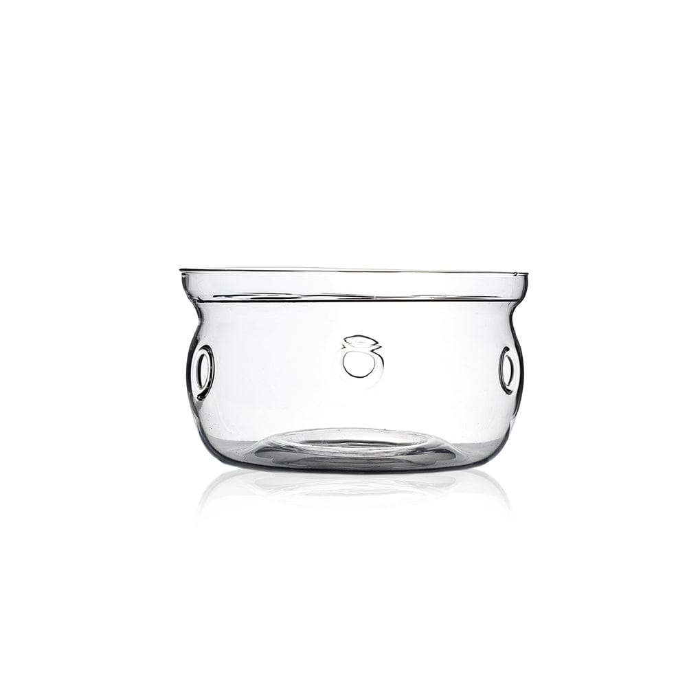 Glass & Stainless Steel Food & Kettle Warmer Base