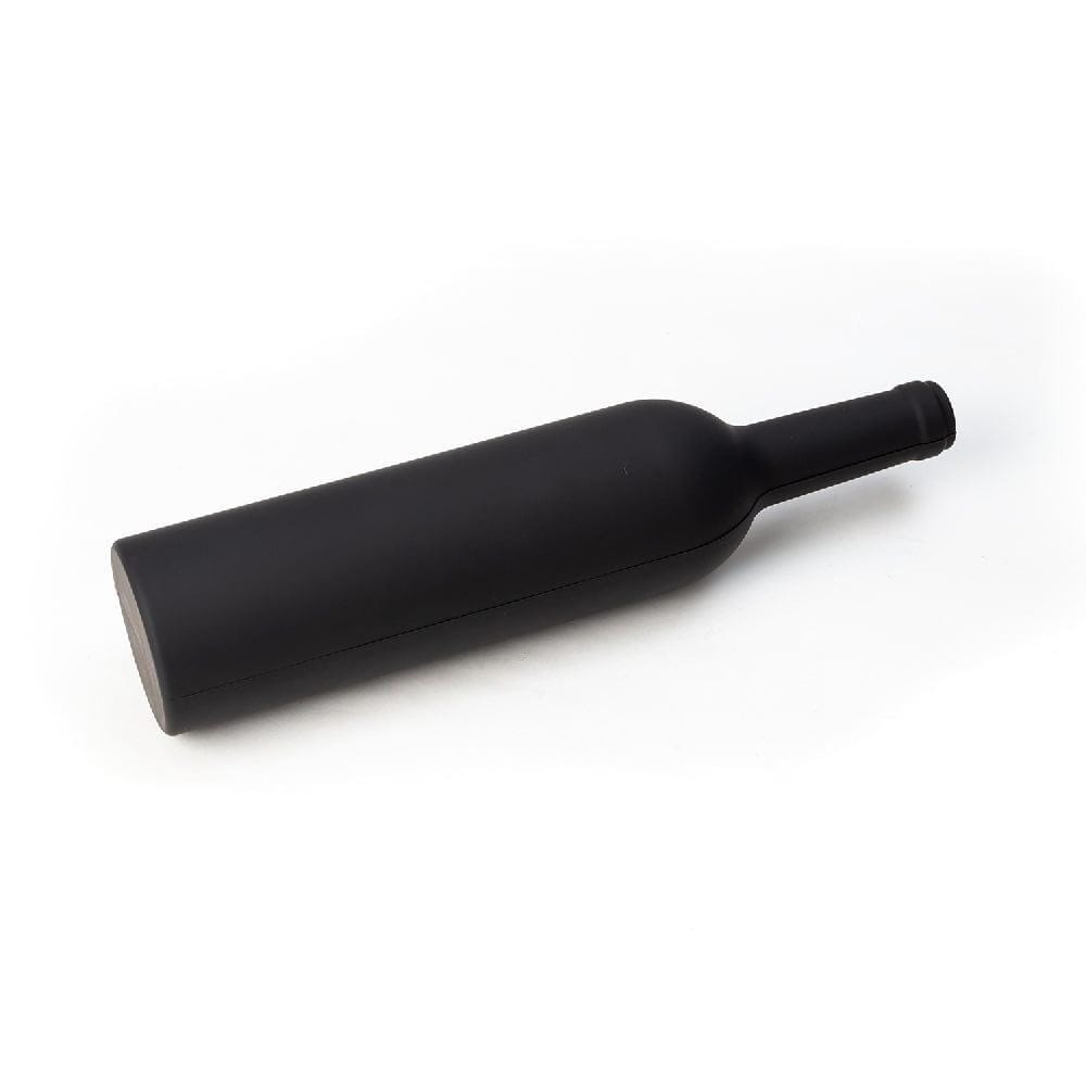 Black Sombre Wine Accessory Set (Silicon & Metal)