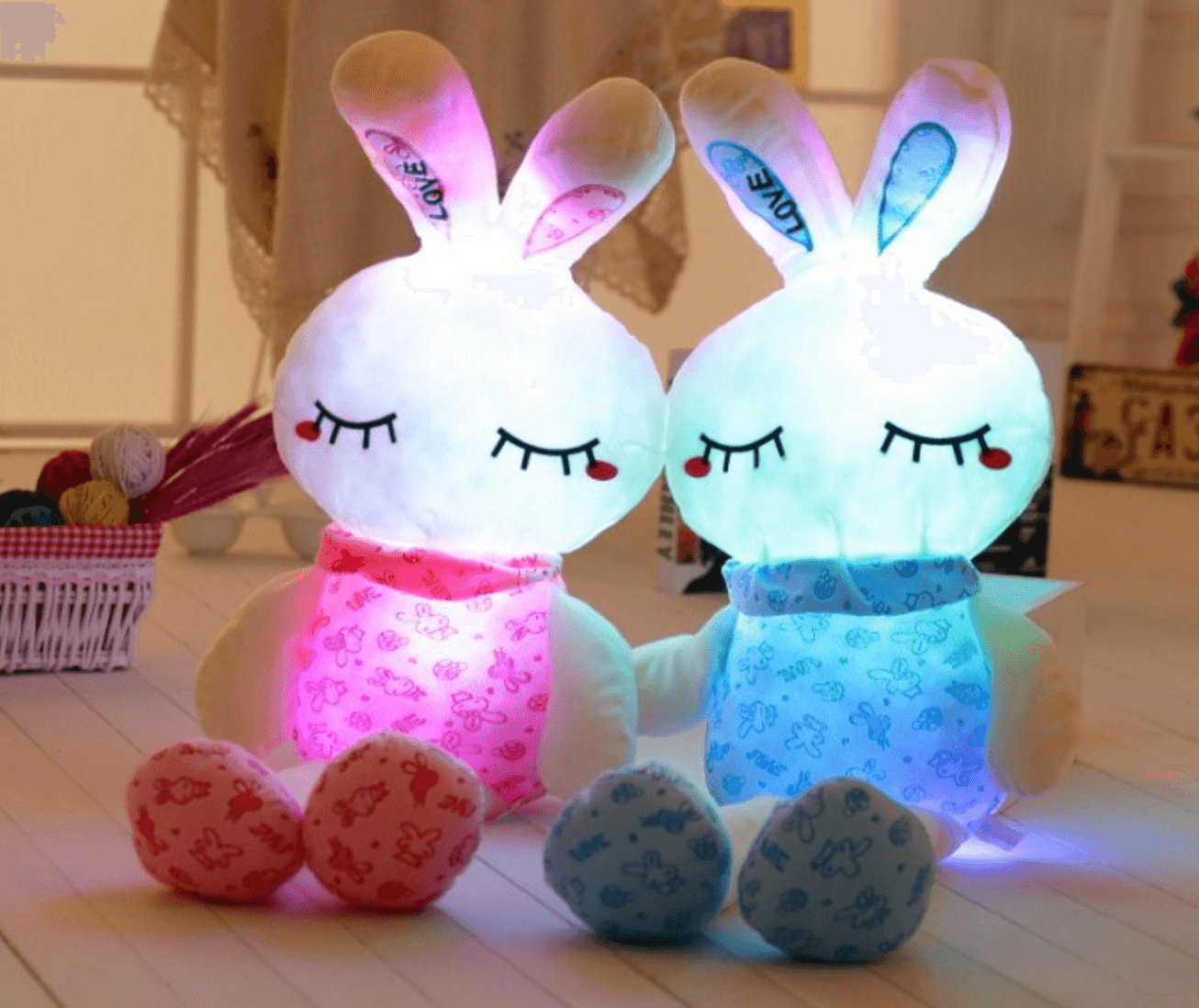 Led plush outlet pillow