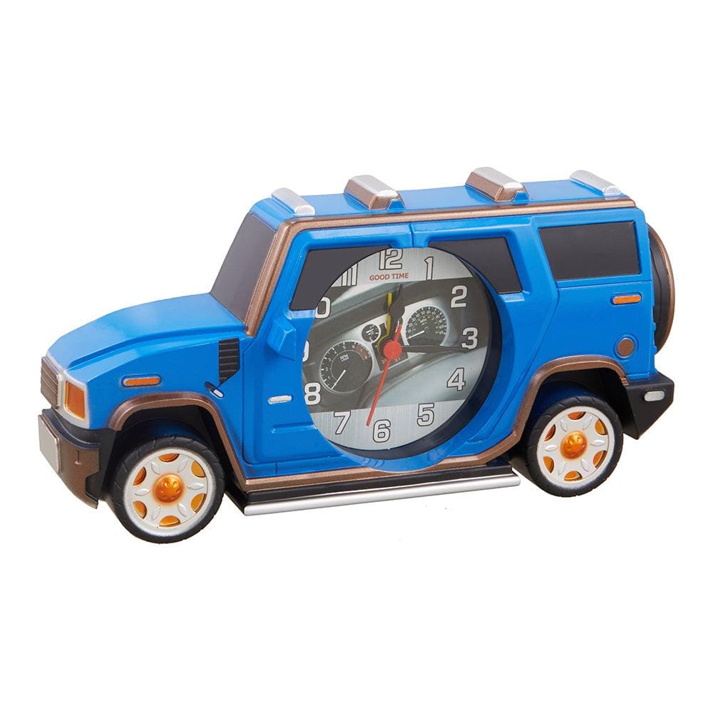 Car Photo Frame with Desk Clock (Blue)