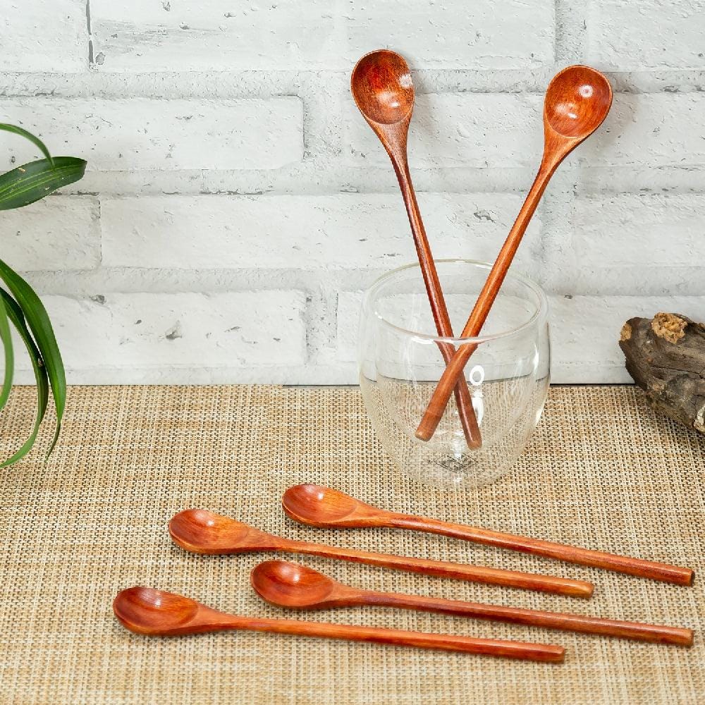 Long Boat Style Dessert Spoon (Pack of 6)