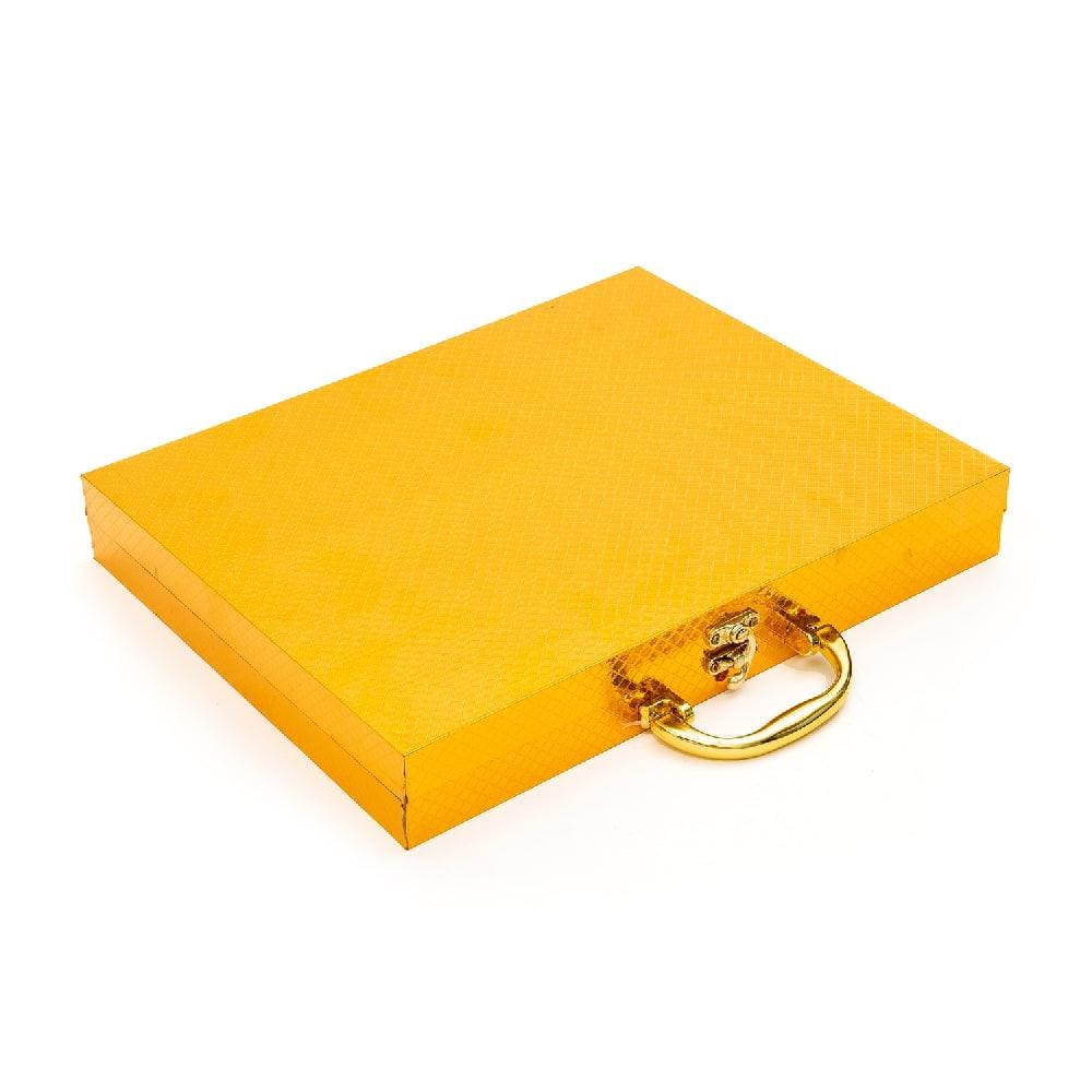 Splendour 24 Piece Stainelss Steel Cutlery Set in Classy Gift Box (Black & Gold)