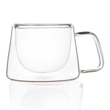Double Wall Coniq Glass Mug (150 ml) (Pack of 4)