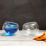 Double Wall Glass Dessert & Starters Bowl (120 ml) (Pack of 4)