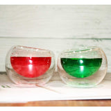 Double Wall Glass Dessert & Starters Bowl (120 ml) (Pack of 4)
