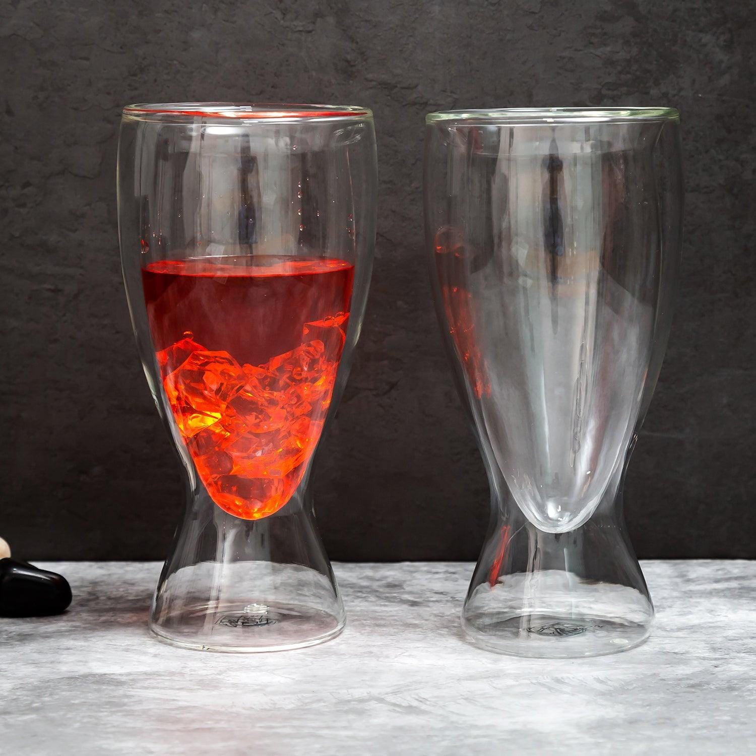 Double Wall Spruce Glass (350 ml) (Pack of 2)