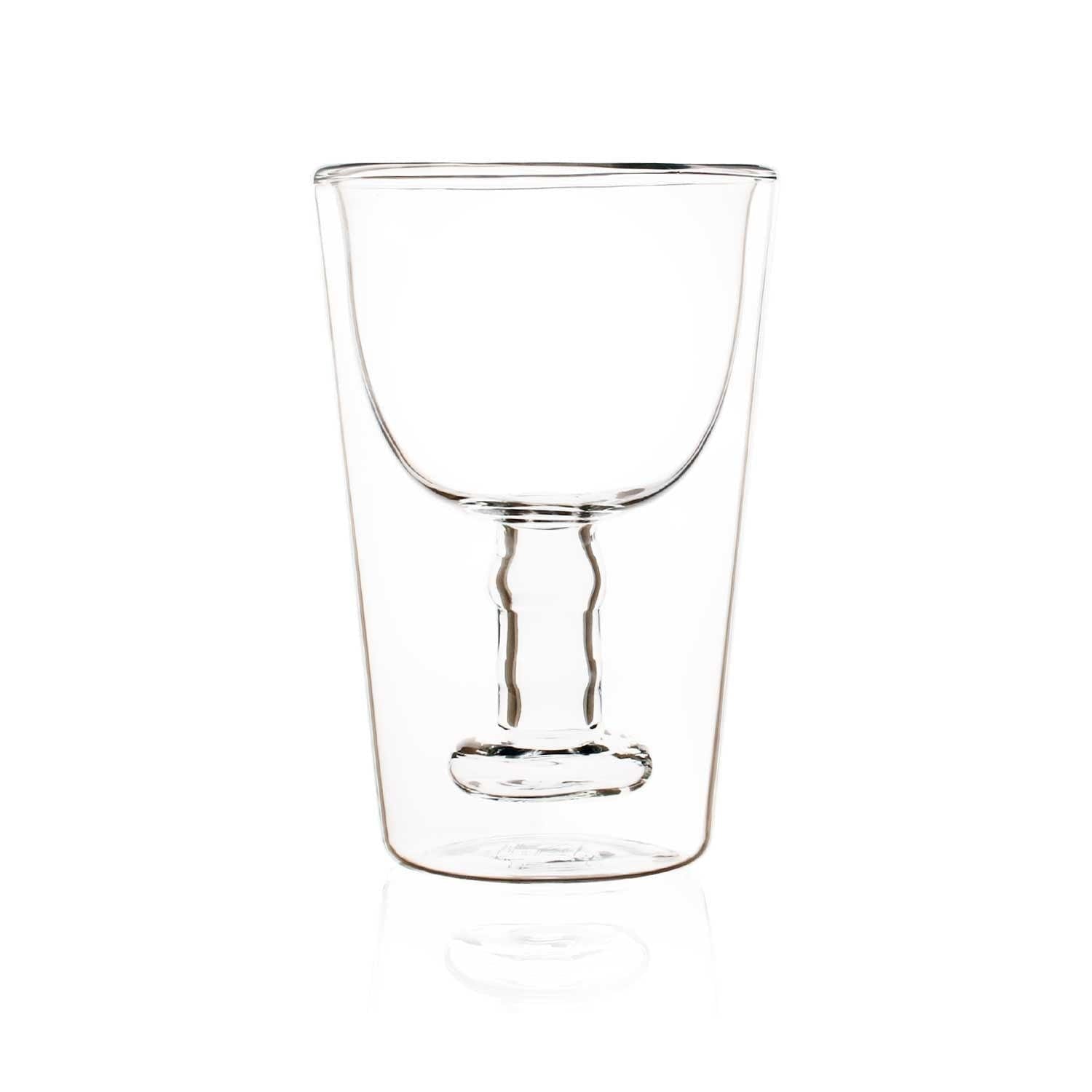 Double Wall Stylish Winestein Glass (200 ml) (Pack of 2)