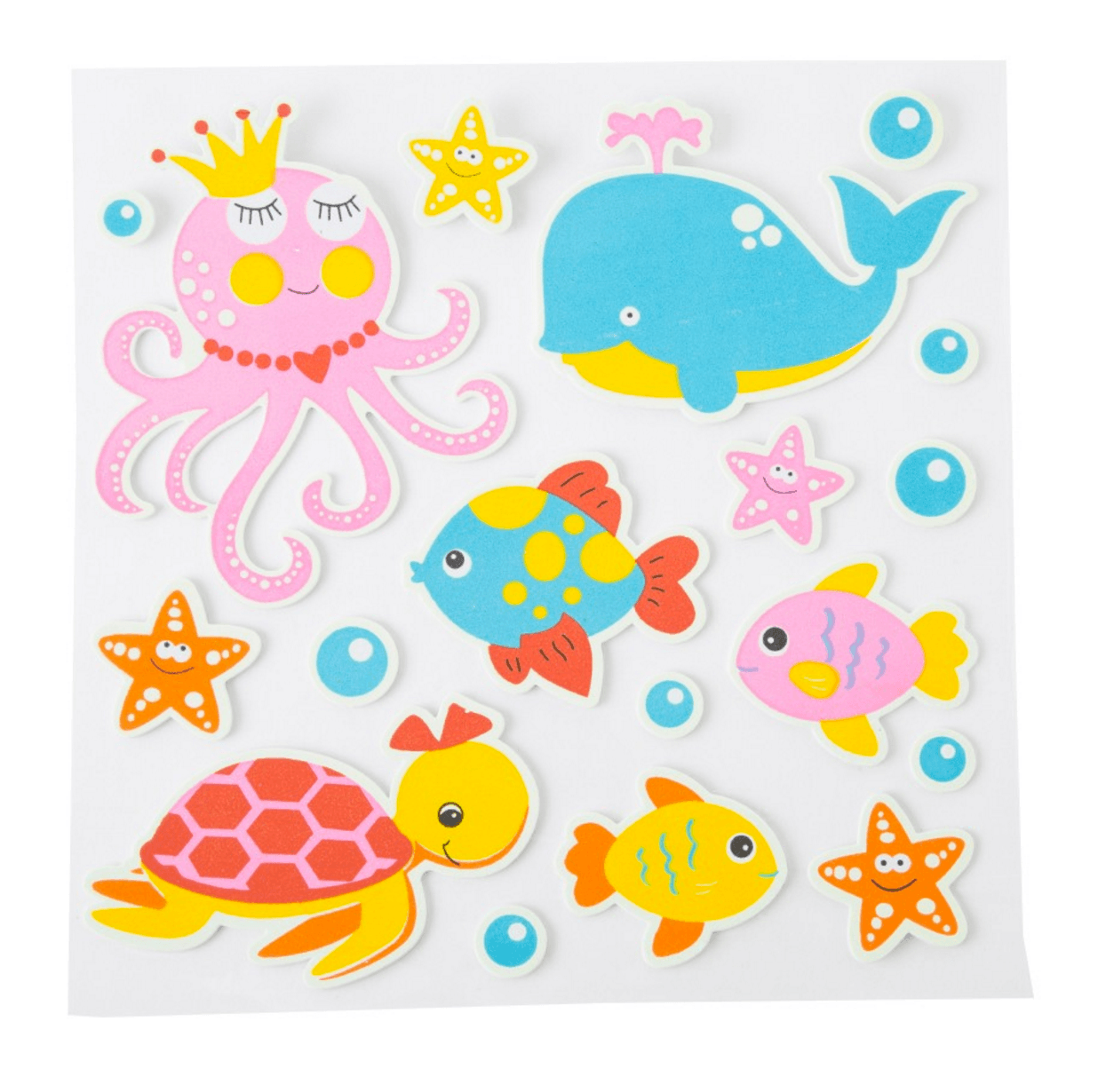 Glow In Dark - Sea Life - 3D Wall Decor Stickers