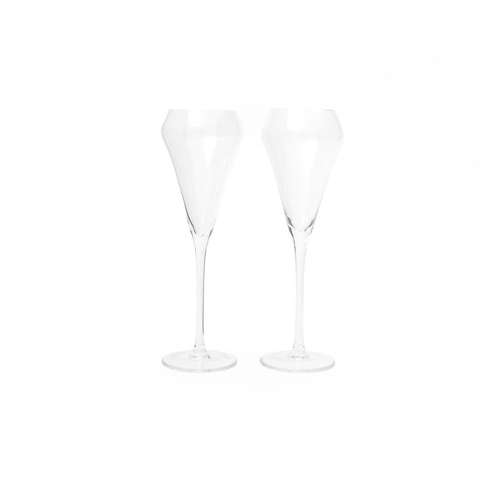 Elance High Class Tulip Wine Glass Set (180 ml) (Pack of 2)