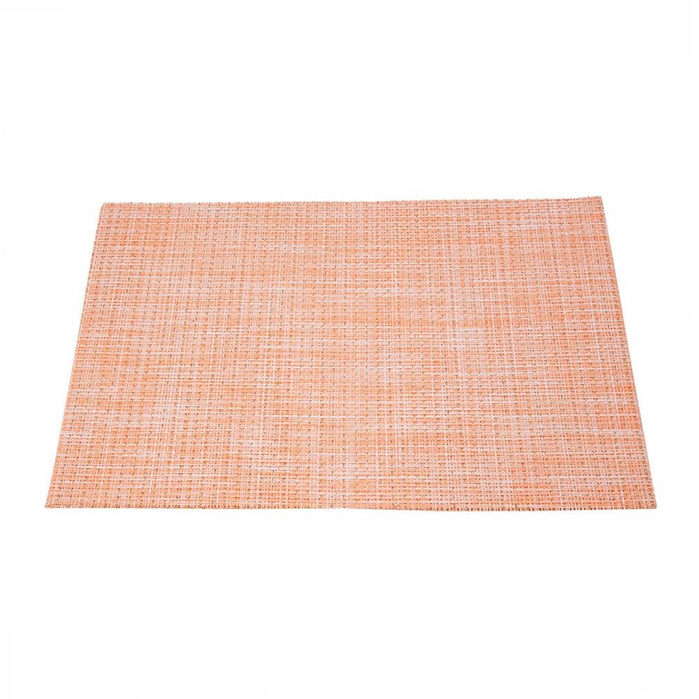 Malakos Bold 6 Washable Table Mat Set (Peach)