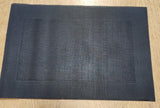 Malakos Concentrix 6 Washable Table Mat Set (Black)