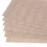Malakos Elegant 6 Washable Table Mat Set (Fawn Brown)