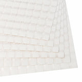 Malakos Hollow Squares 6 Washable Table Mat Set (White)