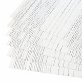 Malakos Wirey Lined 6 Washable Table Mat Set (White)