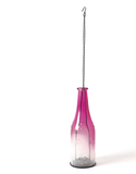 2-Tone Hanging Bottle Candle Stand - Pink & White (Pack of 2)