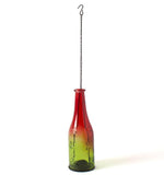 2-Tone Hanging Bottle Candle Stand - Red & Green (Pack of 2)