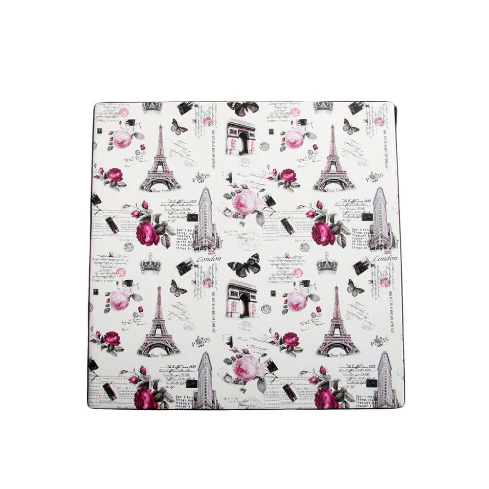 Black Square Sassy Storage Boxes - Jute & PU (Set of 3) (Large)