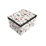 Black Rectangle Sassy Storage Boxes - Jute & PU (Set of 3) (Large)