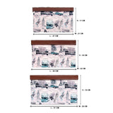 Brown Rectangle Sassy Storage Boxes - Jute & PU (Set of 3) (Large)