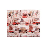 Red Square Sassy Storage Boxes - Jute & PU (Set of 3) (Large)