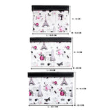 Black Square Sassy Storage Boxes - Jute & PU (Set of 3) (Medium)