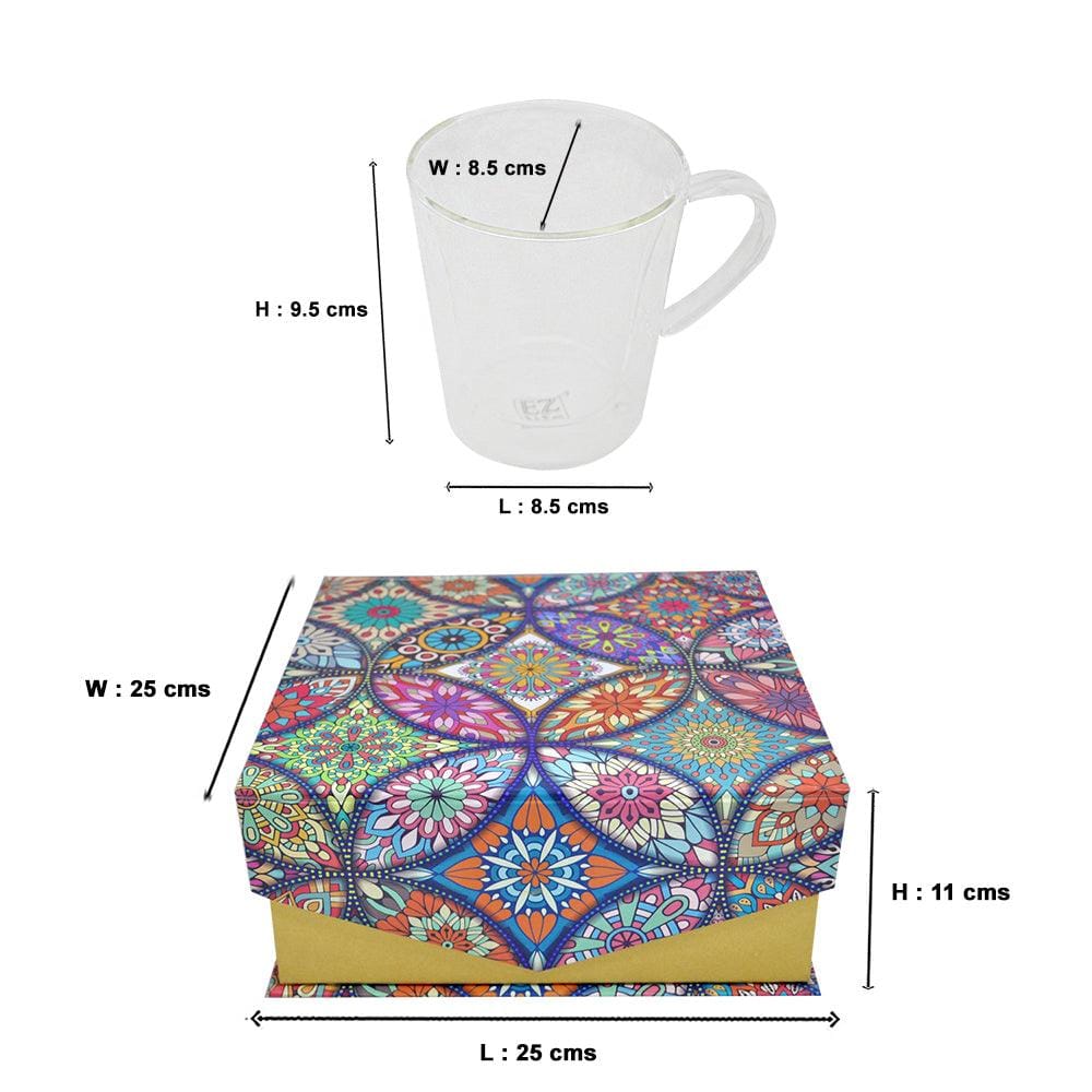Tea Moments : 4 Double Wall Mugs Gift Set