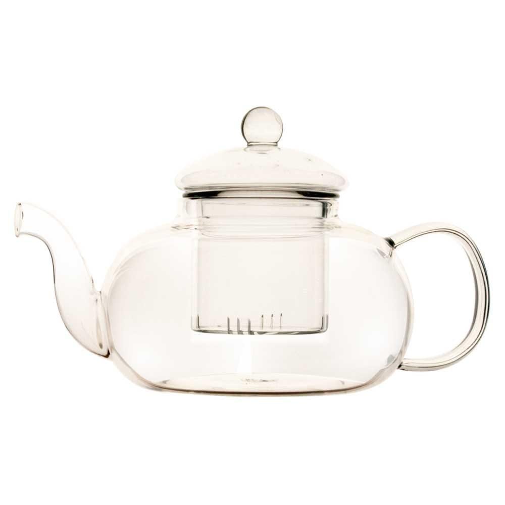 Flowers Glass Tea Pot with Filter (1000 ml)