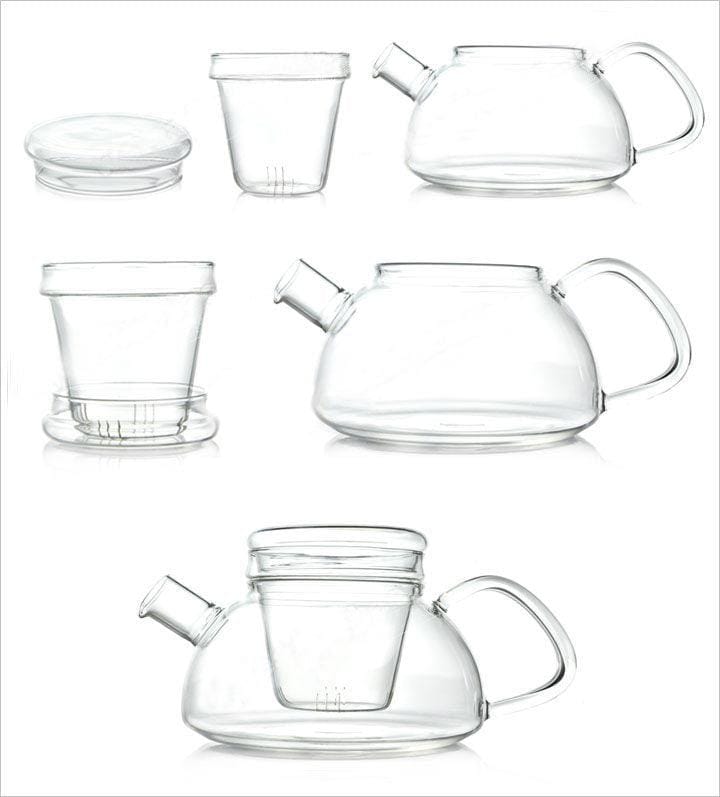 Stouty Glass Tea Pot with Filter (500 ml)