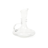 Tri-Swirl Crystal Glass Broad Bottom Reveller Wine Decanter with Handle (1600 ml)