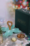 Nuts About Nuts Platter Aqua Leafy