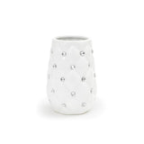 Seramica Luxury White Ceramic 4 Piece Bathroom Set - Diamonds Insets